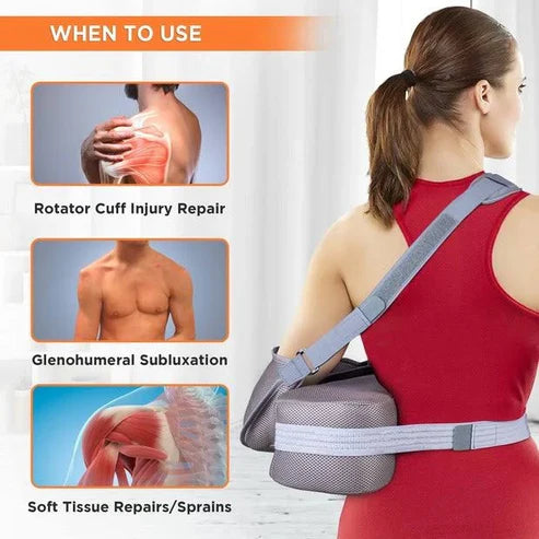 Vissco Shoulder Abduction Support (PC 0815) – Universal Size | Orthopaedic Arm Sling with Abduction Pillow for Shoulder Injury & Post-Surgery Recovery