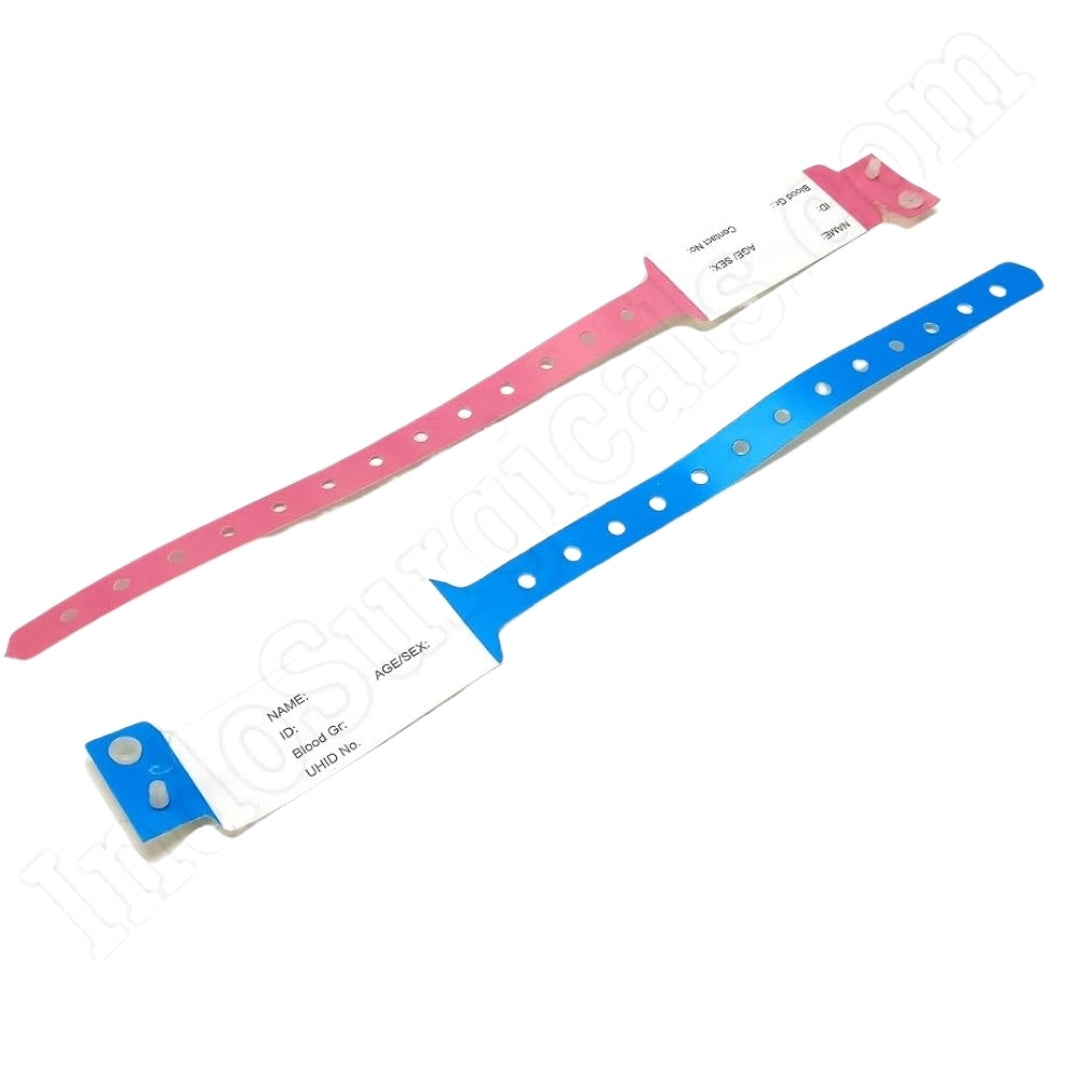 Patient ID Band Adult Blue Male
