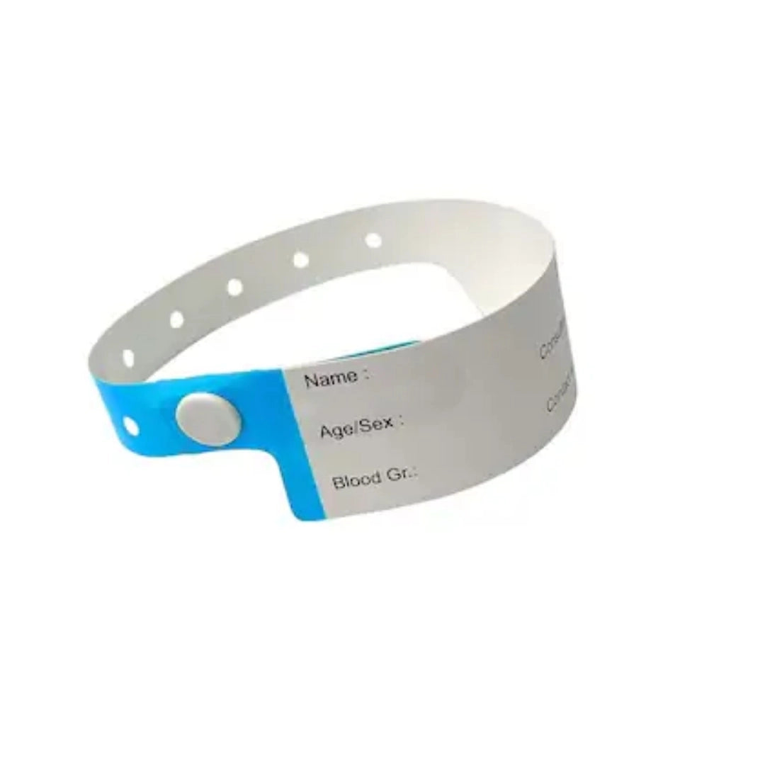 Patient ID Band Adult Blue Male