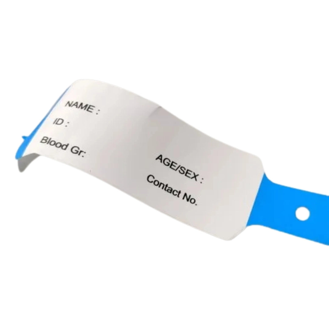 Patient ID Band Adult Blue Male