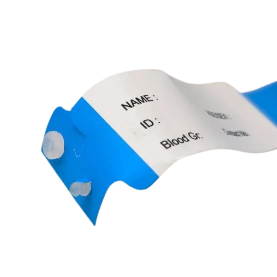 Patient ID Band Adult Blue Male
