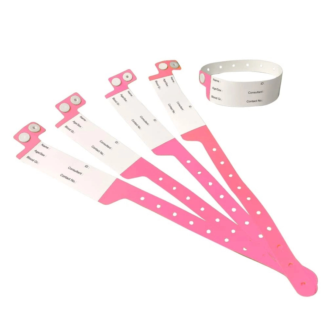 Patient ID Band Adult Pink Female