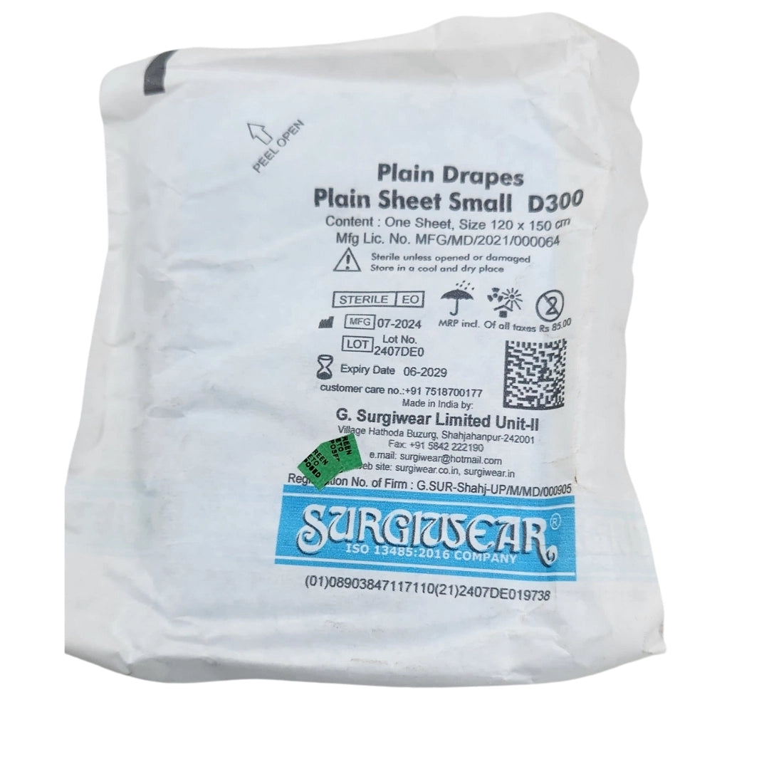 Plain Sheet- Small D300- Surgiwear