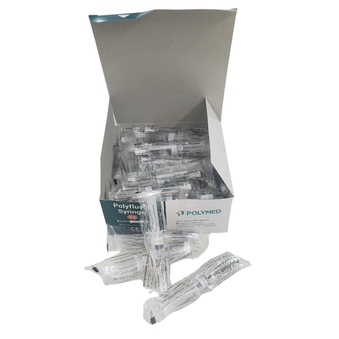 Buy Polyflush prefilled Syringe with NaCl | Polymed