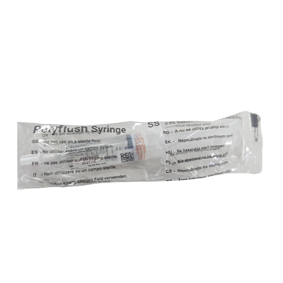 Buy Polyflush prefilled Syringe with NaCl | Polymed