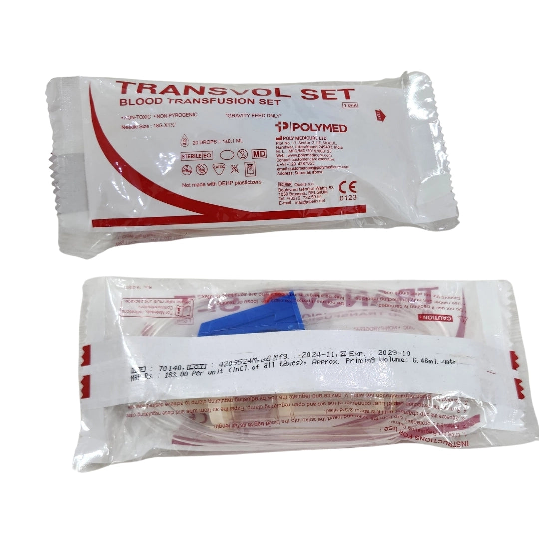 Buy Blood Transfusion Set for Healthcare Professionals | Polymed