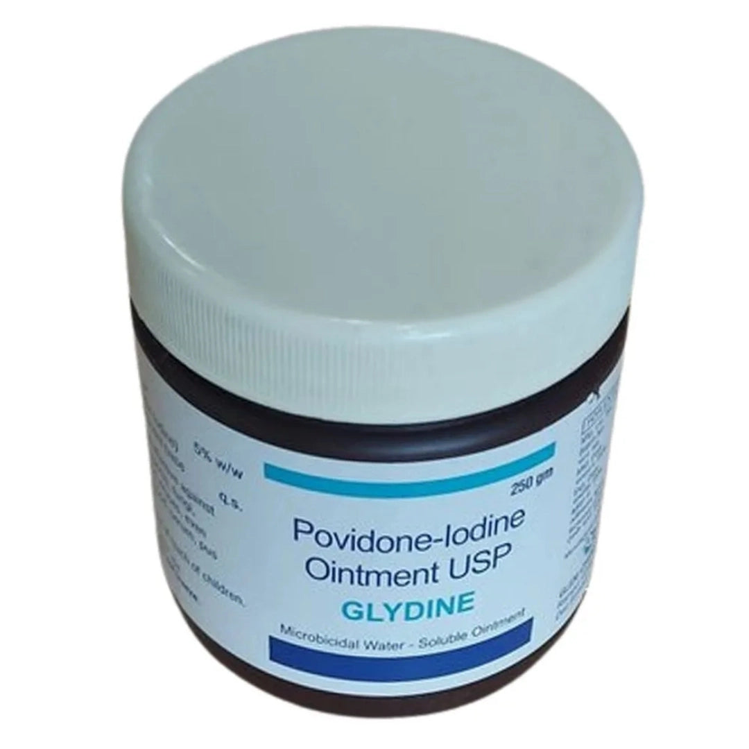 Buy Povidone-Iodine Ointment USP GLYDINE 250 gm Online
