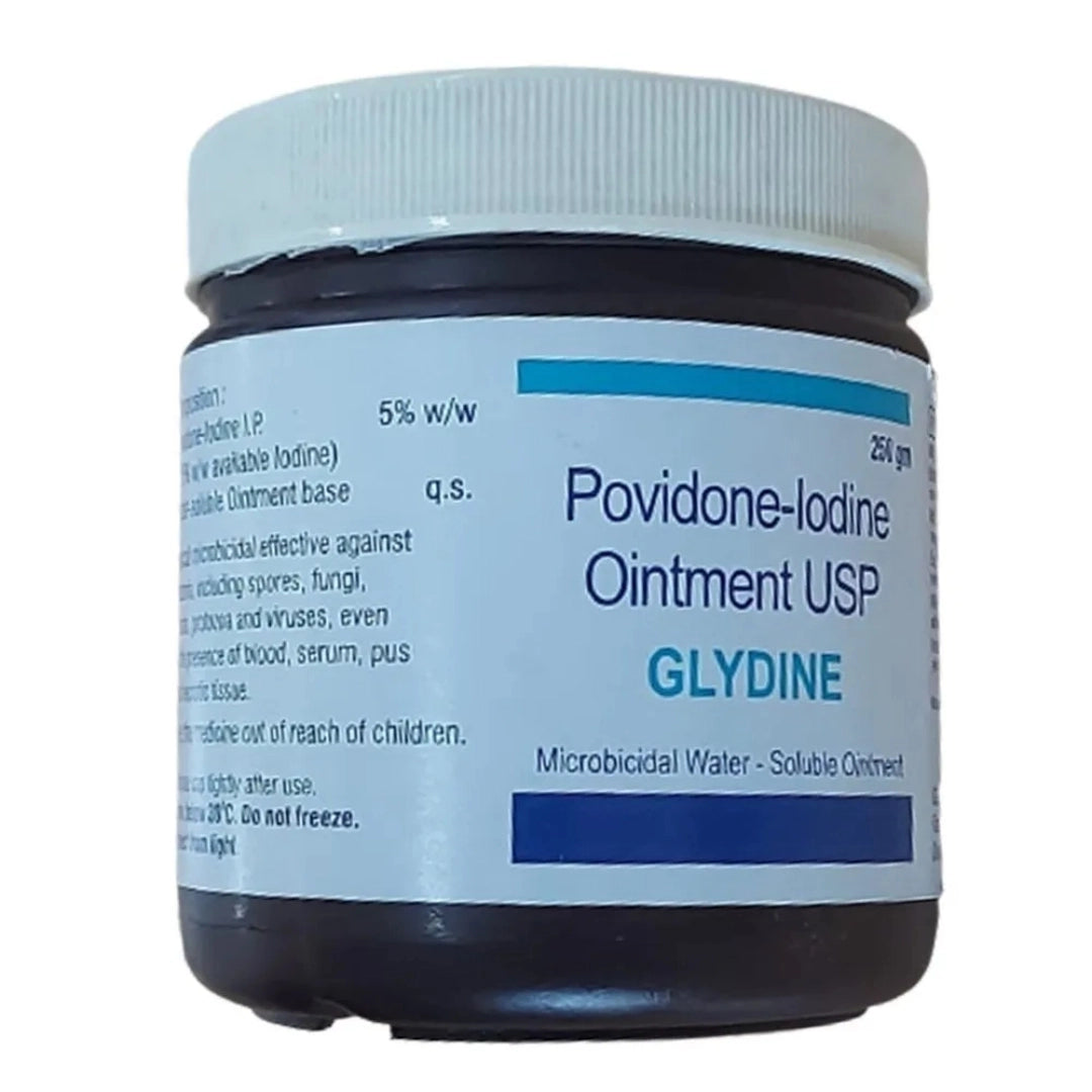 Buy Povidone-Iodine Ointment USP GLYDINE 250 gm Online