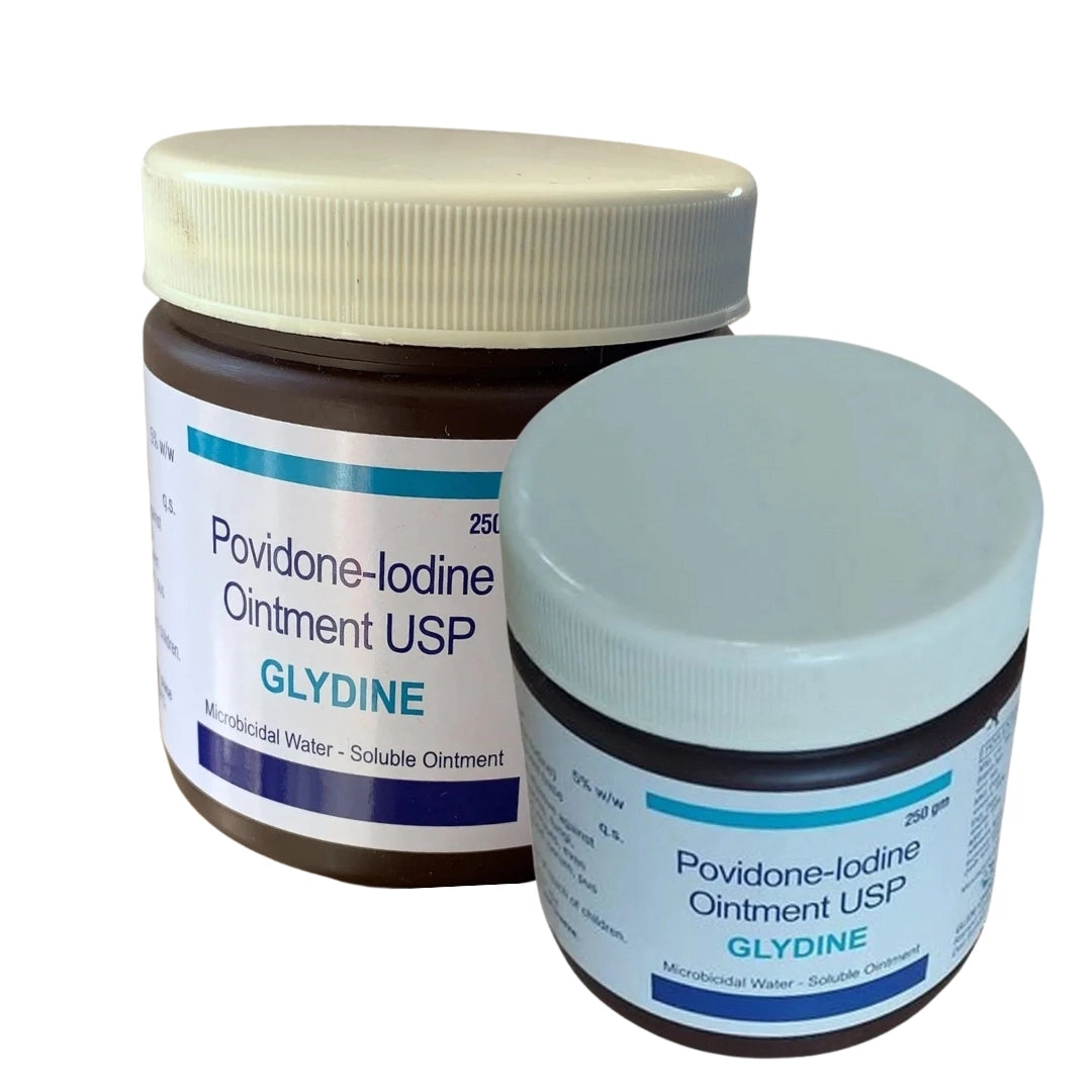 Buy Povidone-Iodine Ointment USP GLYDINE 250 gm Online