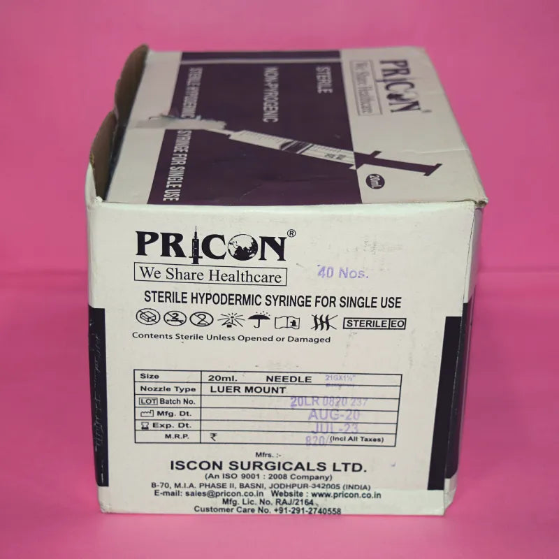 Pricon 20ml (40 Pcs)
