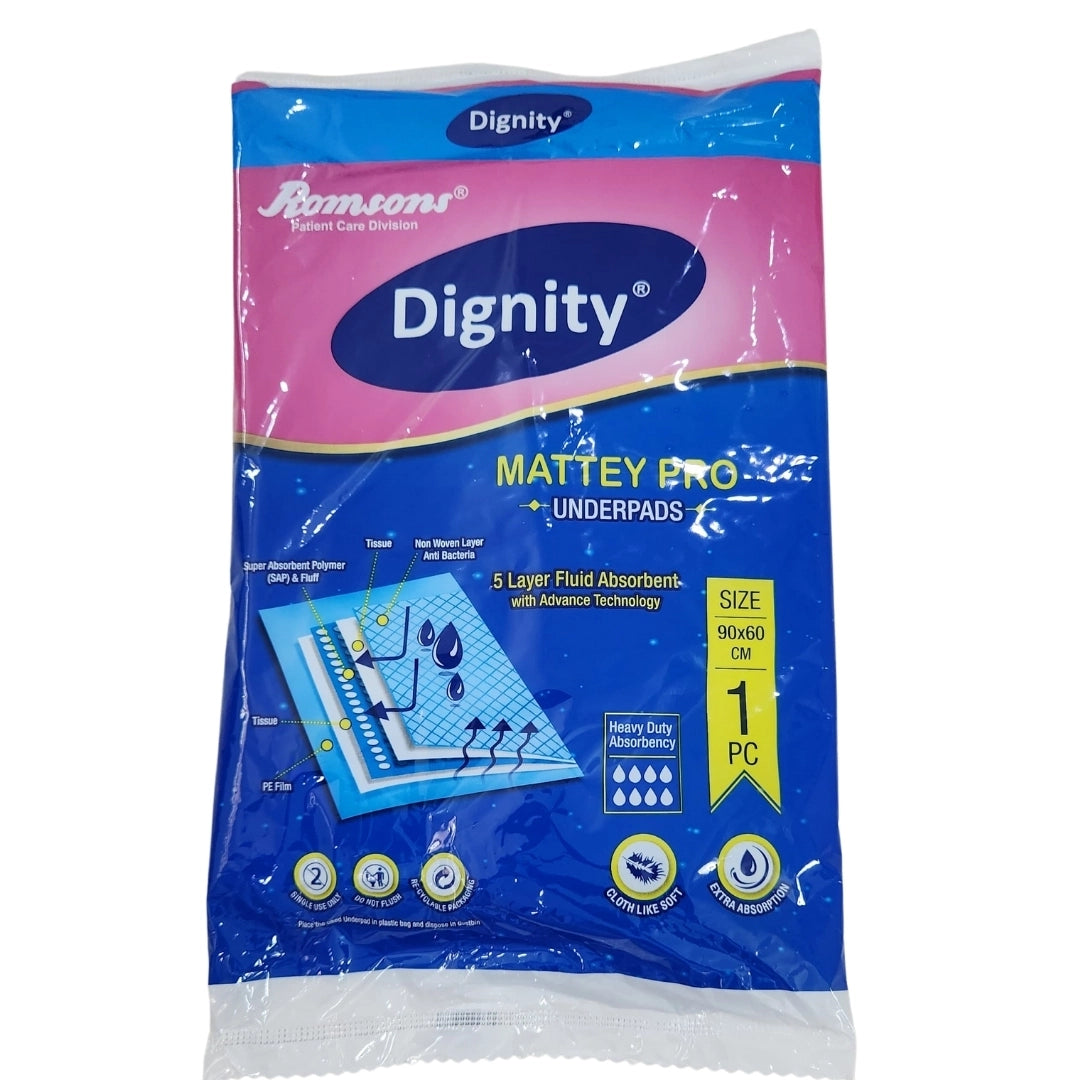 Buy Dignity Mattey Pro Underpads - Single pcs pack online