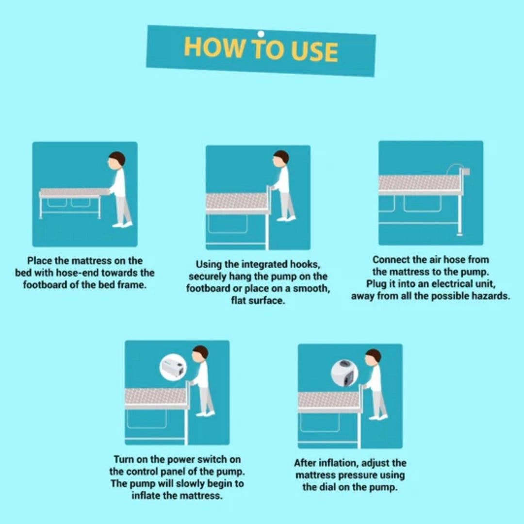 Buy Nosor Bubble Mattress with Air Pump - Comfort & Support