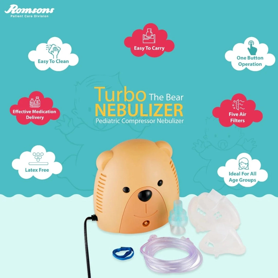 Buy Romsons Turbo the Bear Pediatric Nebulizer