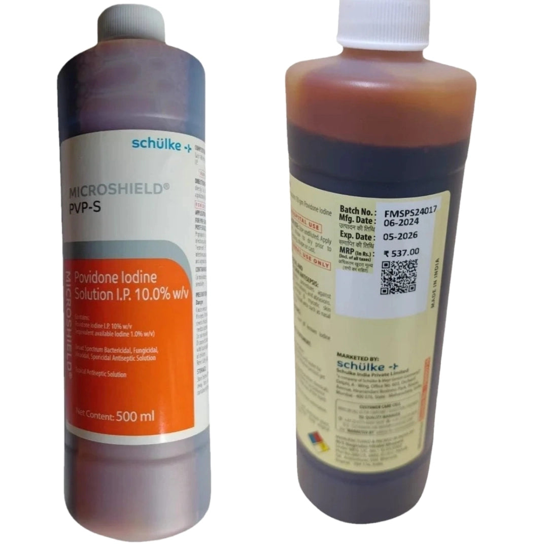 Buy Microshield PVP-S Antiseptic Solution 10% 500ml Online