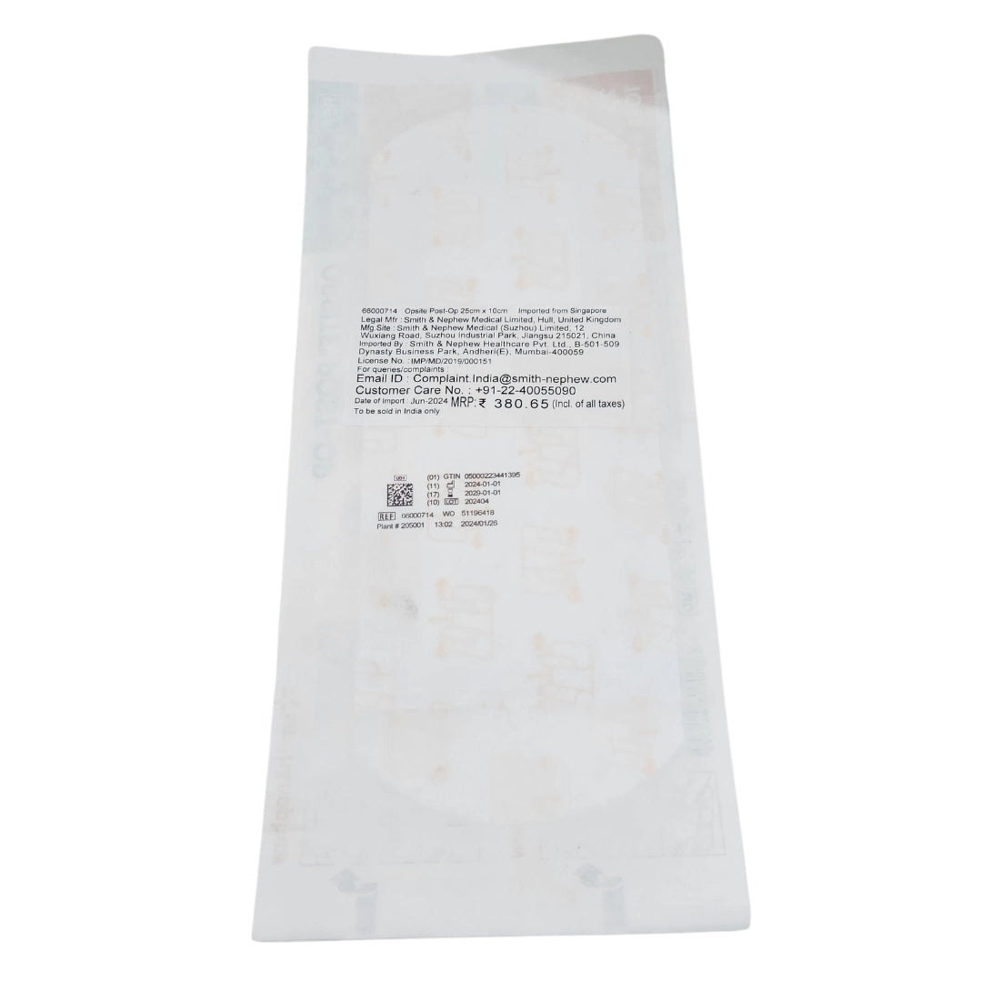 Buy Opsite Post-Op -25 cmx 10 cm| Smith and Nephew