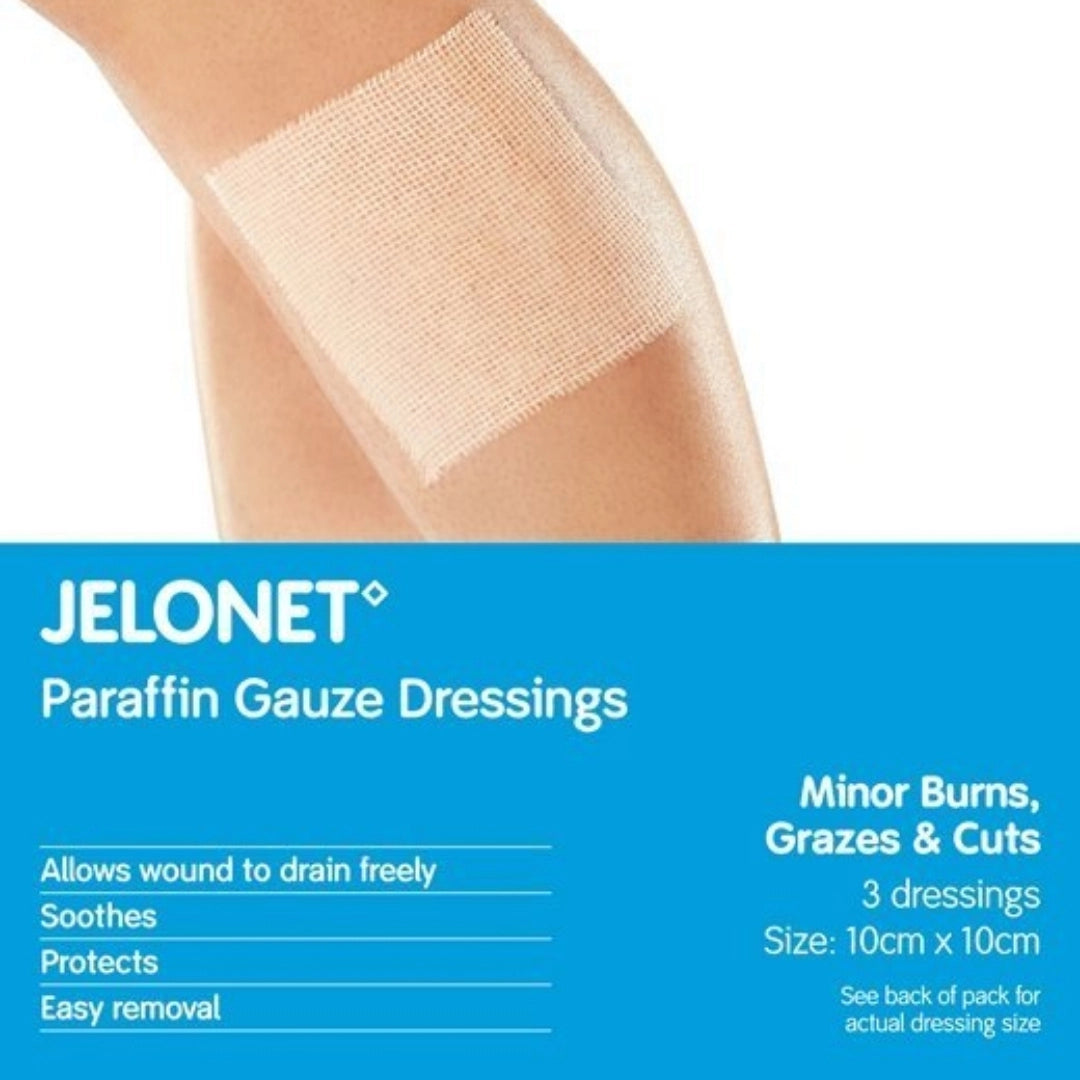 Buy Jelonet Paraffin Gauze Dressing - 10cm*10cm | Smith and Nephew