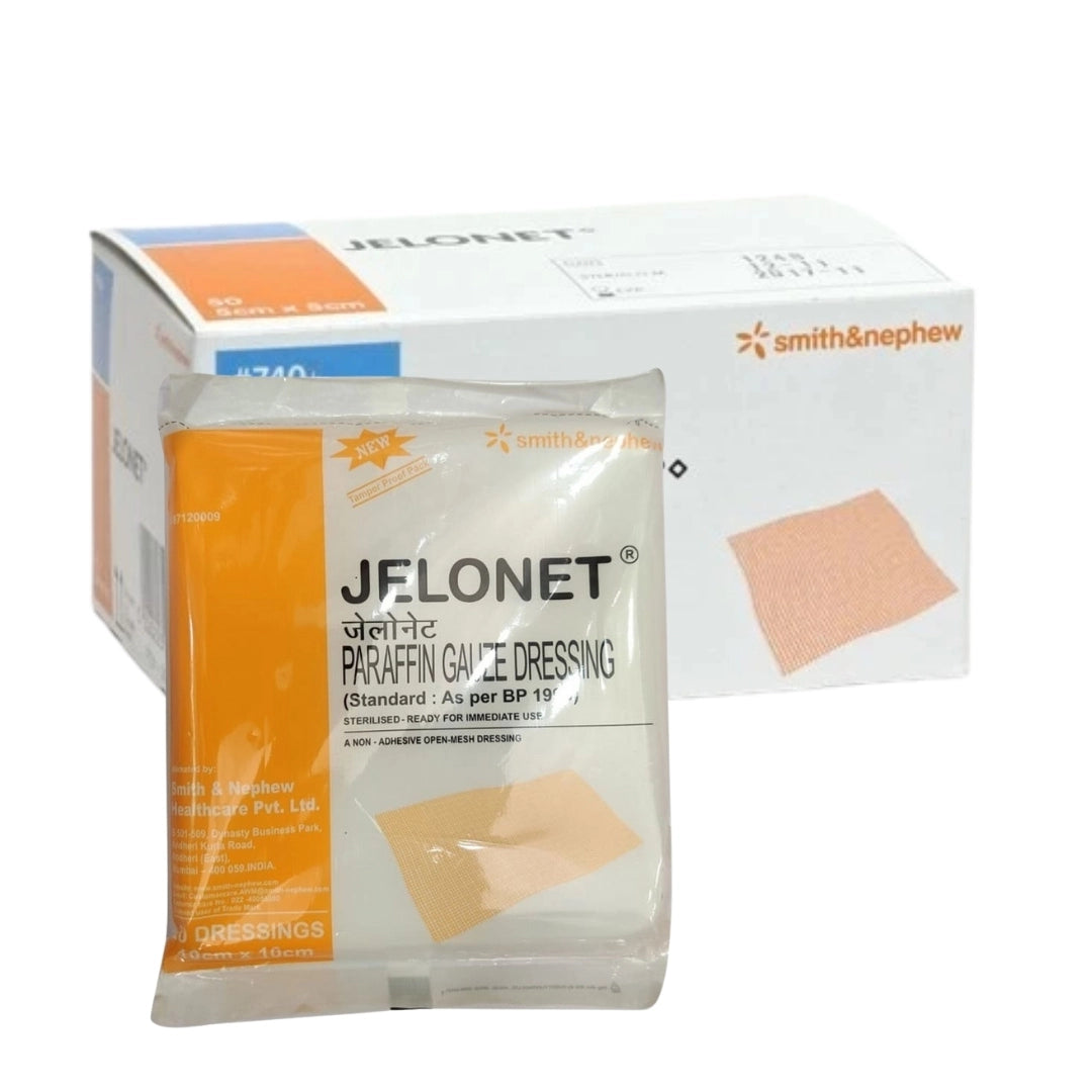 Buy Jelonet Paraffin Gauze Dressing - 10cm*10cm | Smith and Nephew