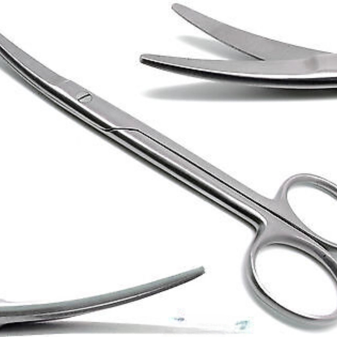 Surgical Metzenbaum Steel Scissors (Straight/Curved)
