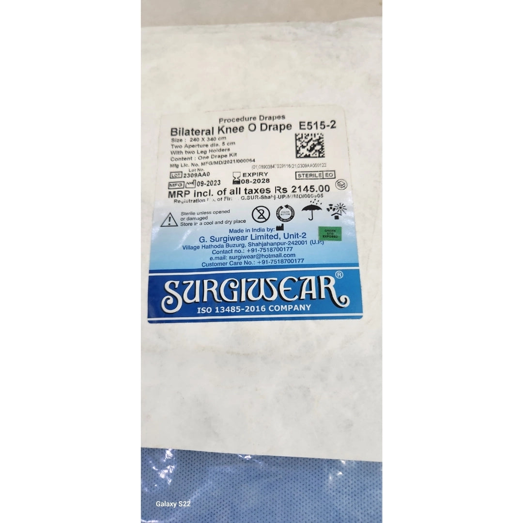 Buy Bilateral Knee O Drape - Premium Surgical Drapes