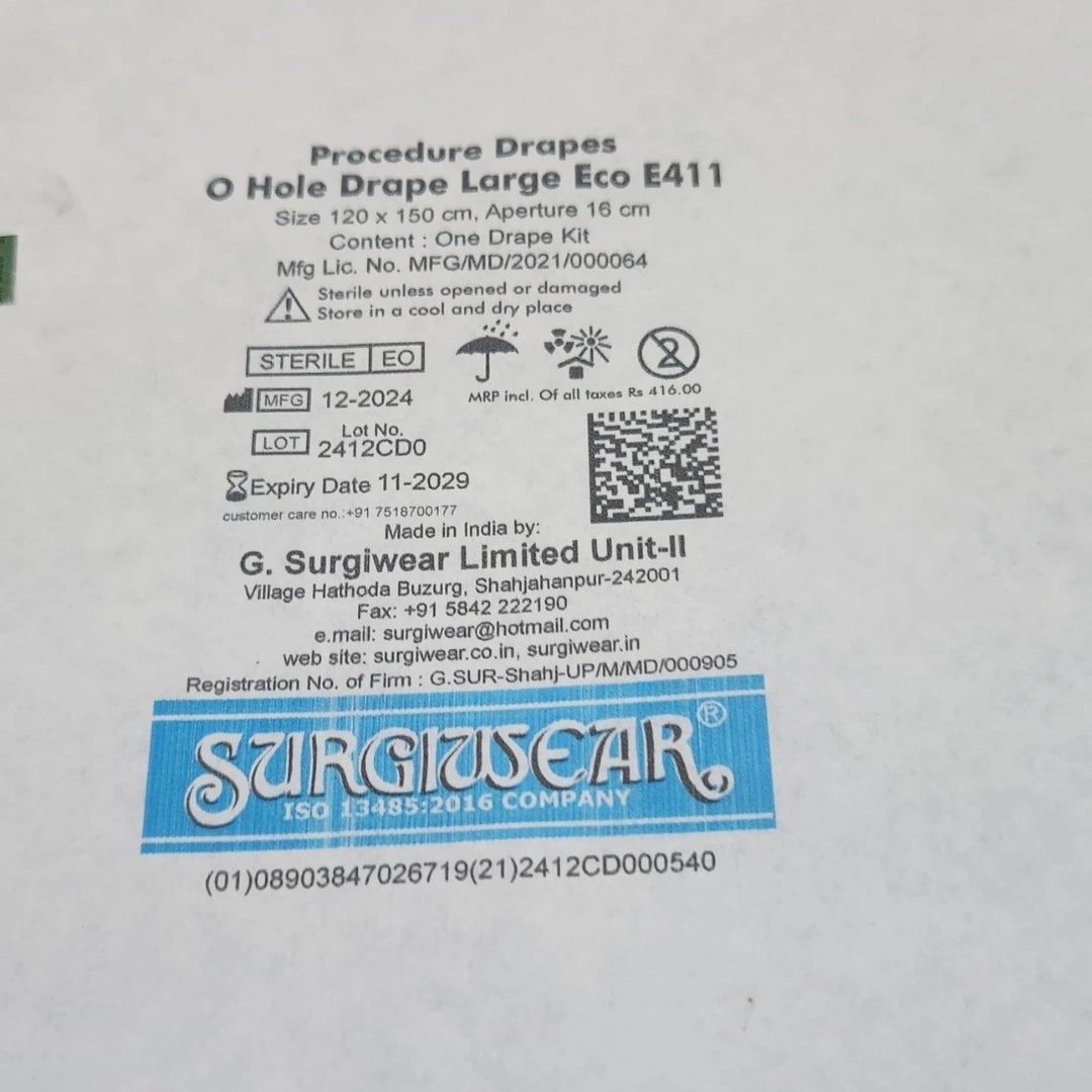 Buy Large Eco O Hole Drape for Surgical Procedures
