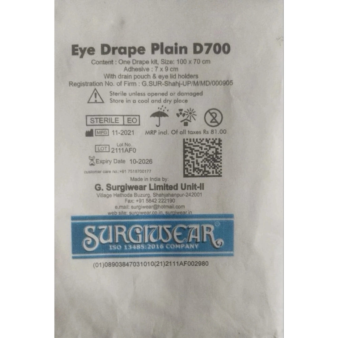 Buy D700 Eye Drape Online - Shop the Best Surgical Drapes