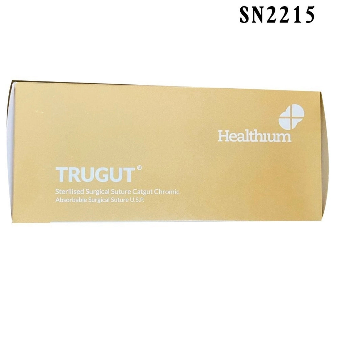 Sutures India Trugut Chromic Catgut Sutures USP 1, Needleless - S 2215