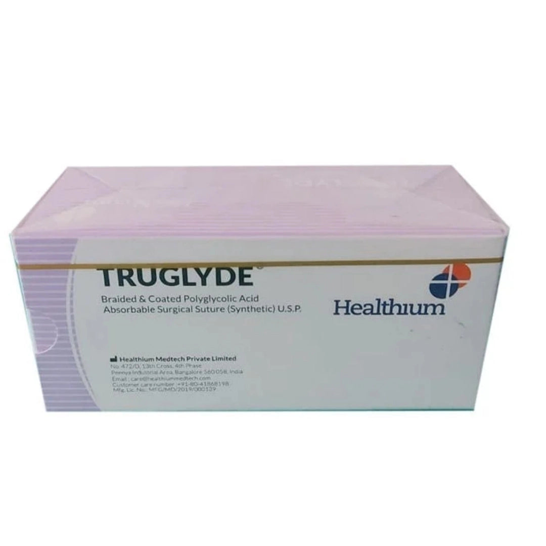 Sutures India Truglyde USP 5-0, 3/8 Circle Reverse Cutting - SN 2493