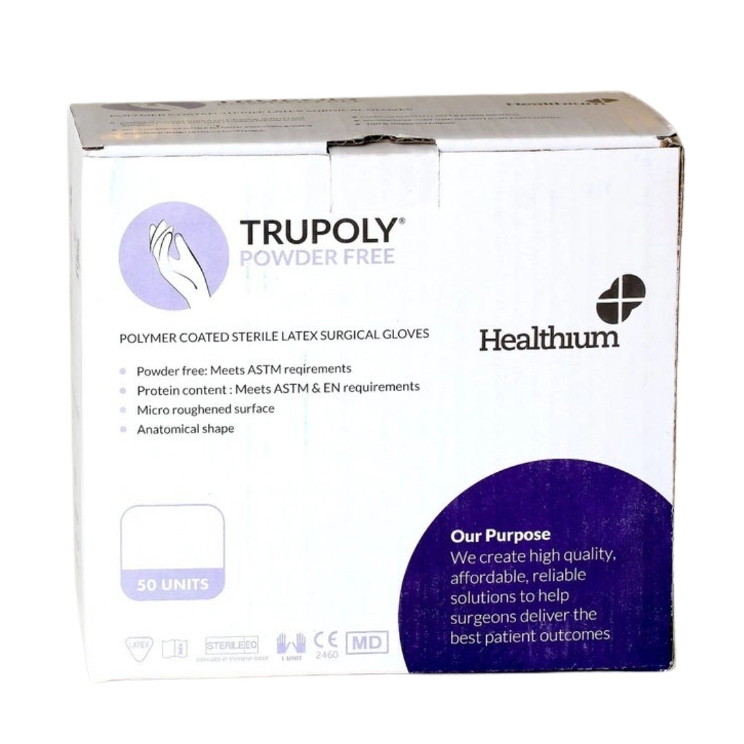 Buy Trupoly Powder Free Sterile Gloves for Medical Use