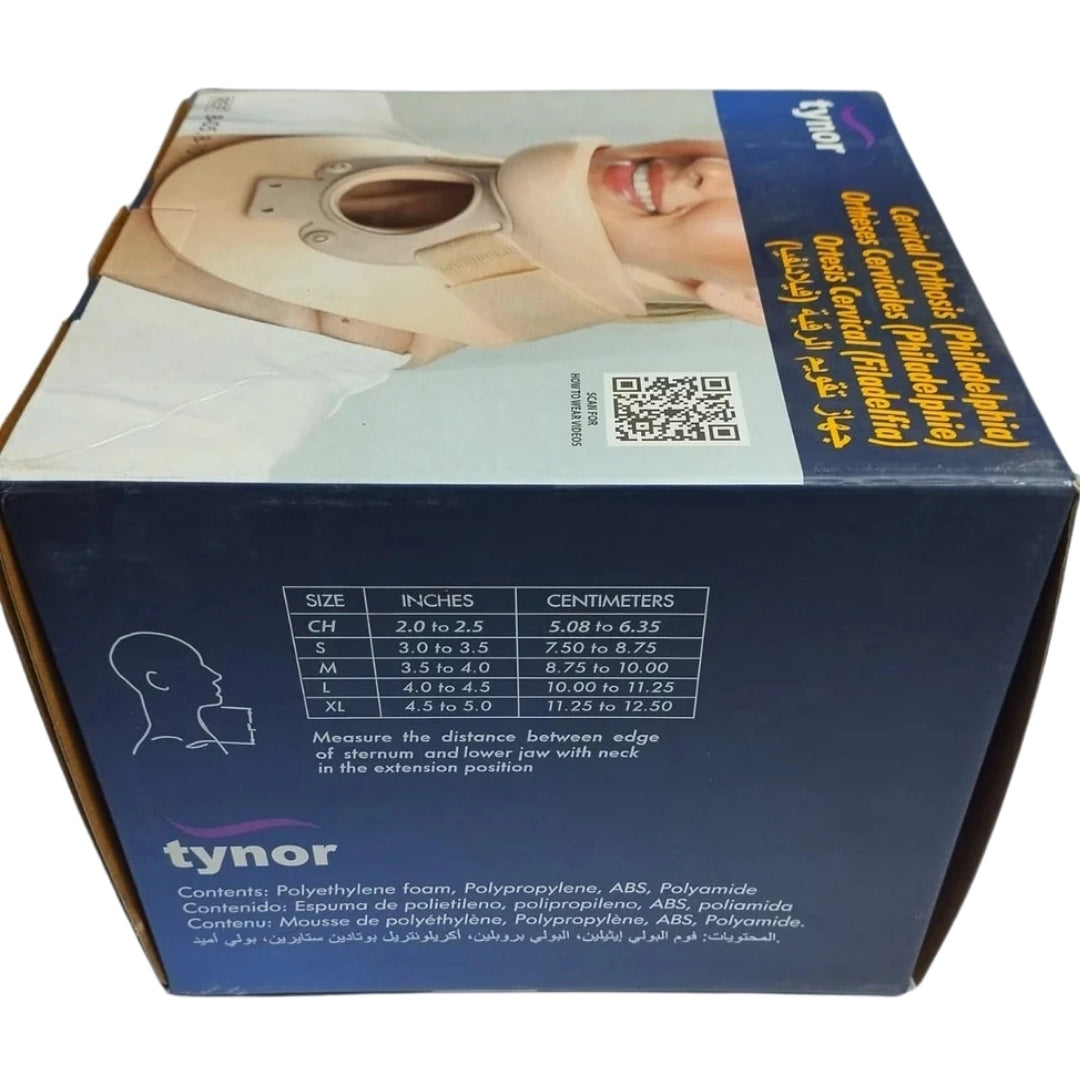 Tynor Durable Cervical Orthosis Philadelphia Plastazote (Large)
