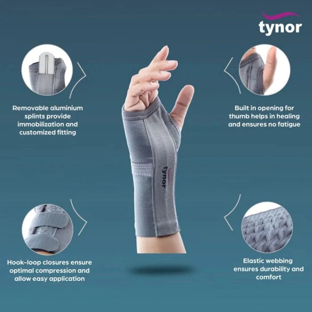 Tynor Elastic Wrist Splint Left (Large)
