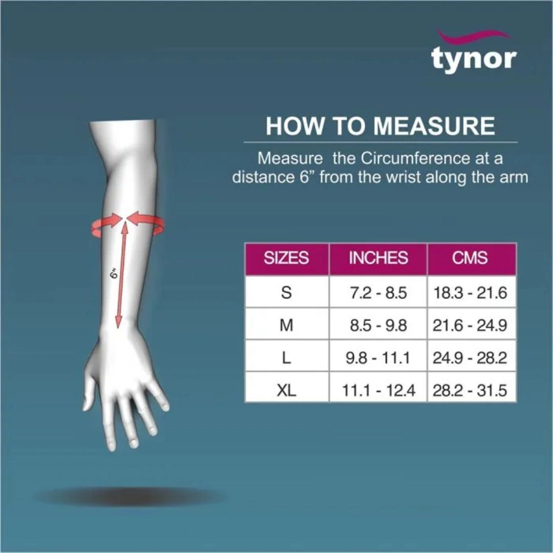 Tynor Elastic Wrist Splint, Right (Medium)