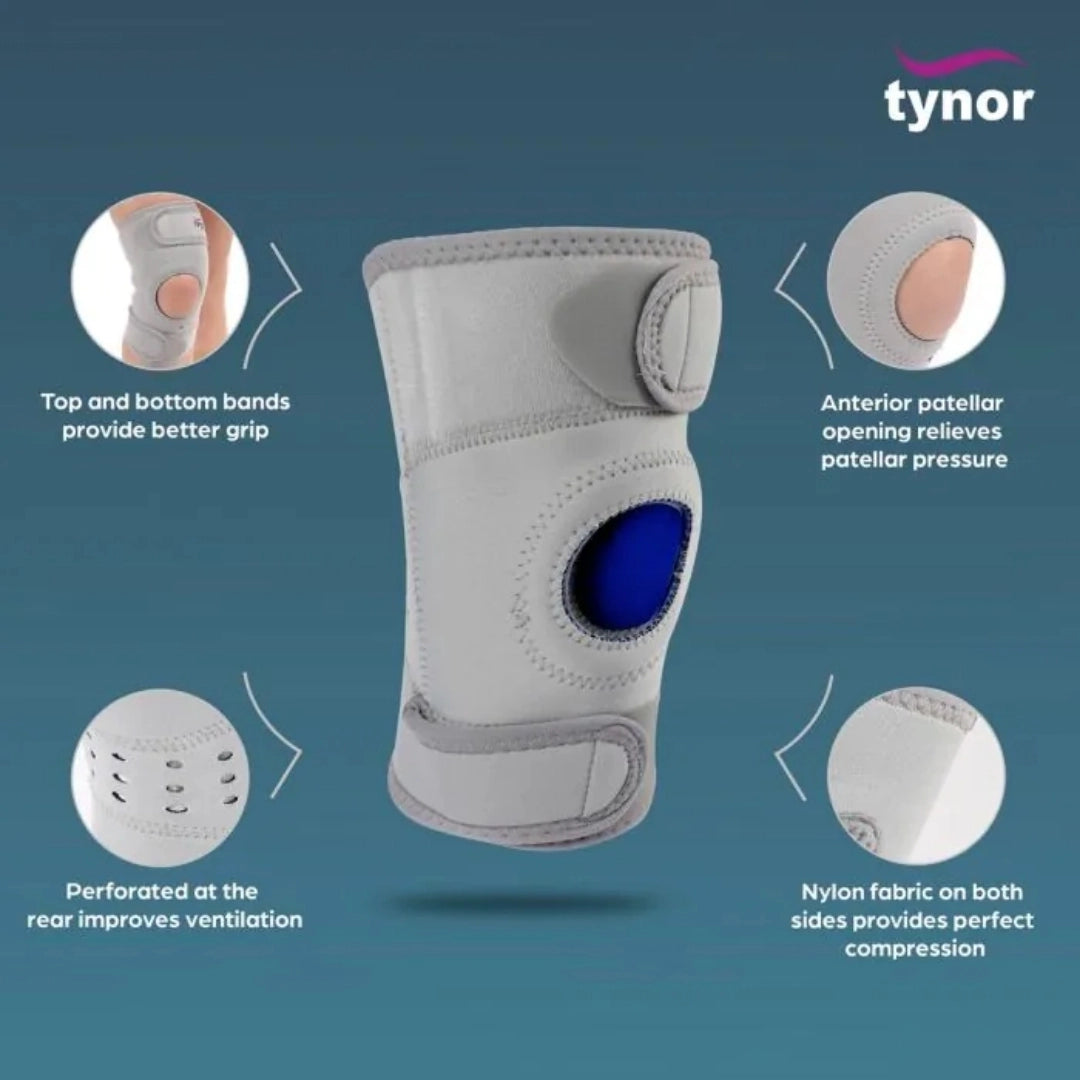 Tynor Neoprene Knee Support Sportif (Large)