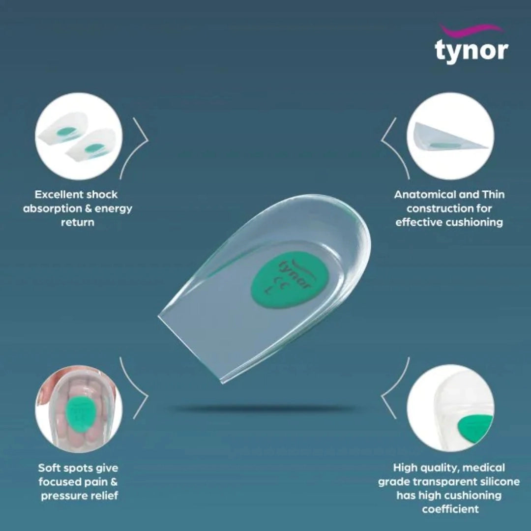 Tynor Silicon Heel Cup (Large)