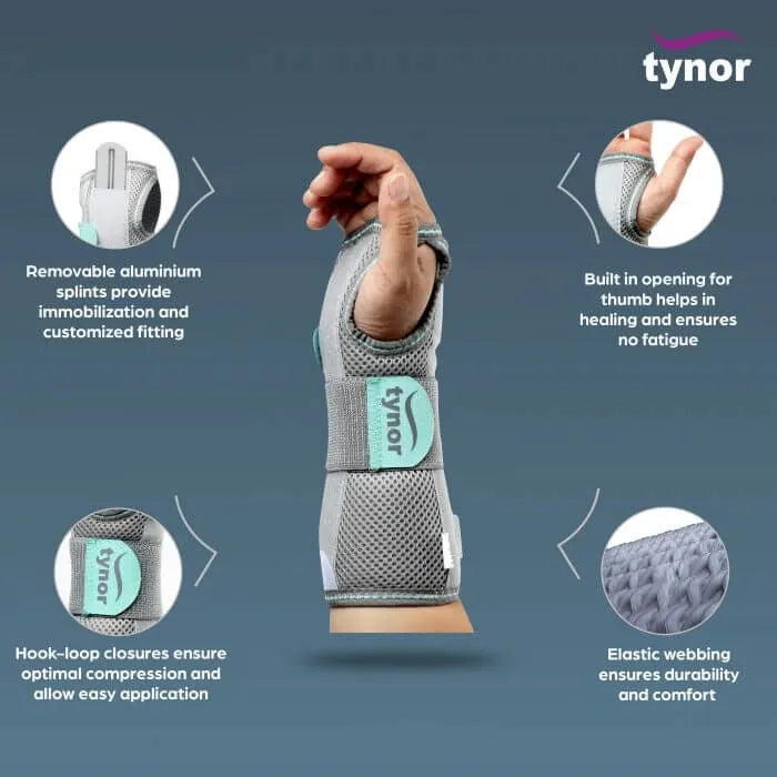 Tynor Left Wrist and Forearm Splint (Small)