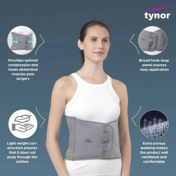 Tynor Abdominal Support for Post Operative/ Pregnancy Care (Small)