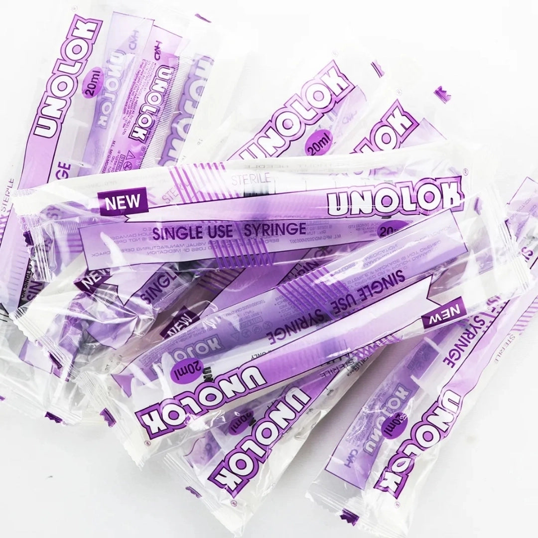 Unolok Syringe 20ml 21G*1.5 inch 25 Pcs Box