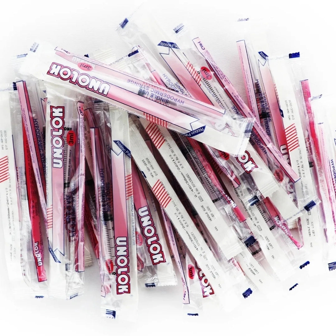 Unolok Syringe 3ml 26G*1.5 inch 100 Pcs Box