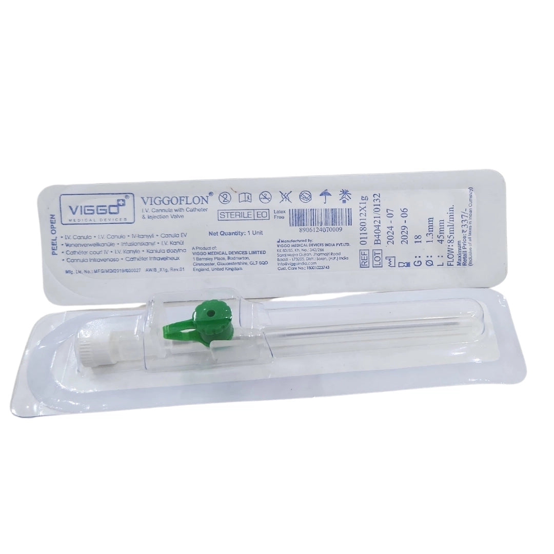 Buy Viggo IV Cannula 18G | Infusion Therapy - Lowest Price