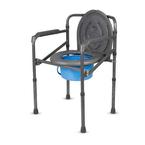 Vissco 0941 Comfort Folding Commode (PC 0941) – Portable & Lightweight Commode Chair