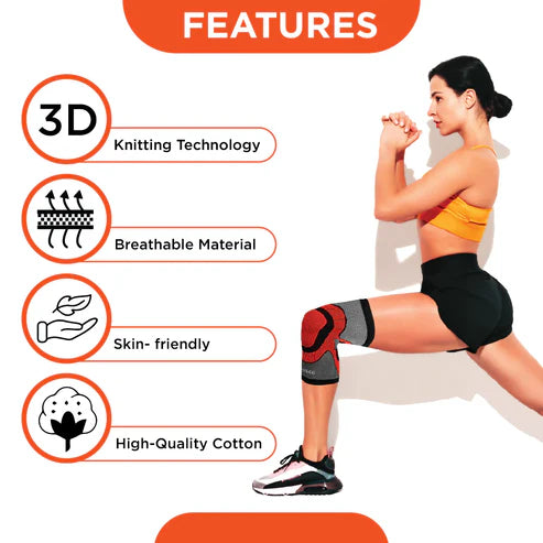 Vissco 3D Knee Cap with Donut Padding (PC 2705) – Advanced Patella Support