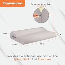 Vissco Cervical Pillow – Orthopedic Neck Support for Pain Relief 0325