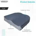 Vissco Coccyx Seat Cushion – Tailbone Pain Relief Orthopaedic Foam Cushion (PC 1123)