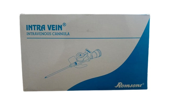 Romasons Intra Vein I.V. Cannula With Injection Port