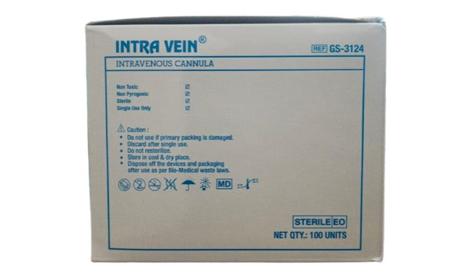 Romasons Intra Vein I.V. Cannula With Injection Port