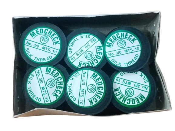 Medcheck Silk Thread ( 10 Mtr ) Pack of 12