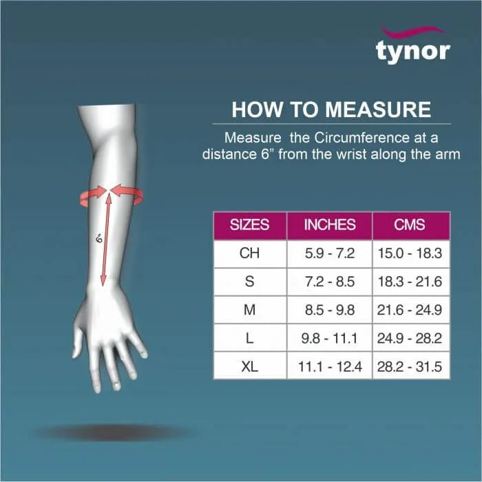 Tynor Left Wrist and Forearm Splint (Small)