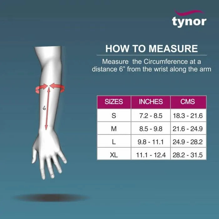 Tynor Elastic Wrist Splint Right (XL)