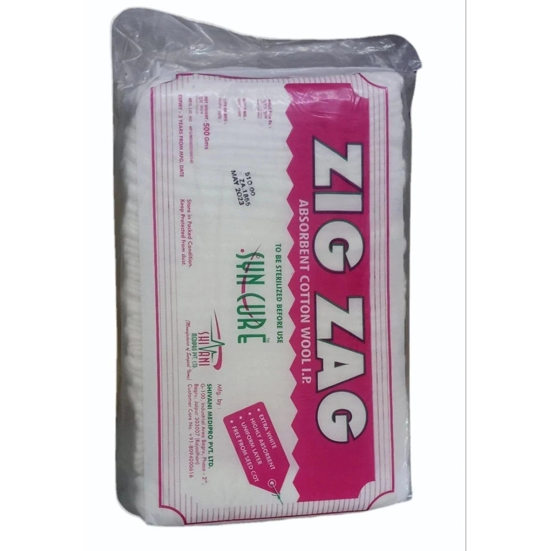 Buy Absorbent Cotton Wool 500gm Online | Surginatal