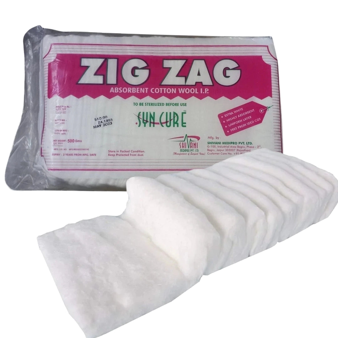 Buy Absorbent Cotton Wool 500gm Online | Surginatal