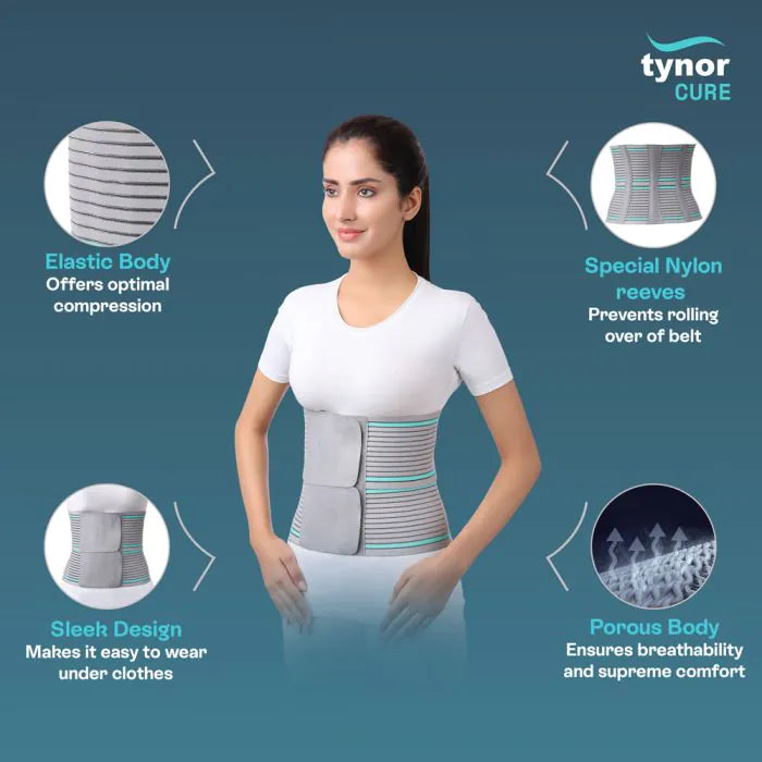 Tynor Tummy Trimmer/ Abdominal Belt (Large)